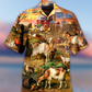 Funny Farm Goat Lover Vintage Style - Hawaiian Shirt
