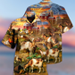 Funny Farm Goat Lover Vintage Style - Hawaiian Shirt
