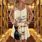 Wine And Summer Vibes Limited 5 – Women's Summer Sleeveless V-Neck Camisole Dress