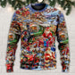 Christmas Joy Love Peace Family – Sweater - Ugly Christmas Sweater