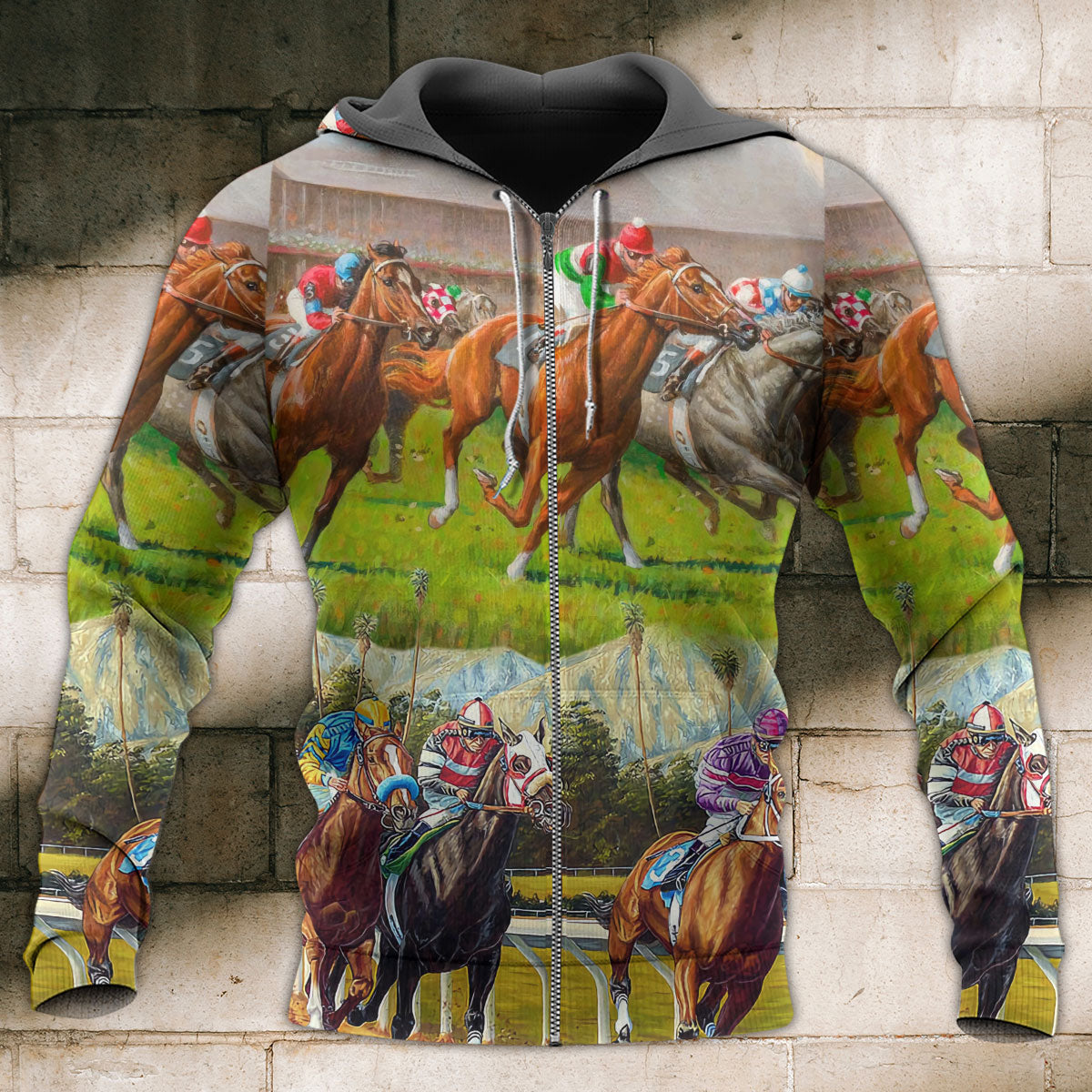 Horse Racing Dont Look Back - 3D Hoodie