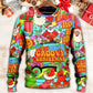 Christmas Hippie Santa Bus Peace – Sweater - Ugly Christmas Sweater