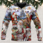 Christmas Santa Holiday Humor - 3D Hoodie