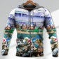 Horse Racing We Love Amazing Vibe - Hoodie