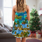 Christmas Magical Night – Women's Summer Sleeveless V-Neck Camisole Dress