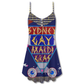 Pride Festival Vibes – Women's Summer Sleeveless V-Neck Camisole Dress