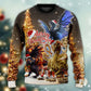 Dragon Merry Christmas Bright Power – Sweater - Ugly Christmas Sweater