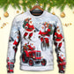 Christmas Fun With Santa Gift Style – Sweater - Ugly Christmas Sweater