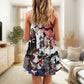 Japanese Style Cat Art – Women's Summer Sleeveless V-Neck Camisole Dress