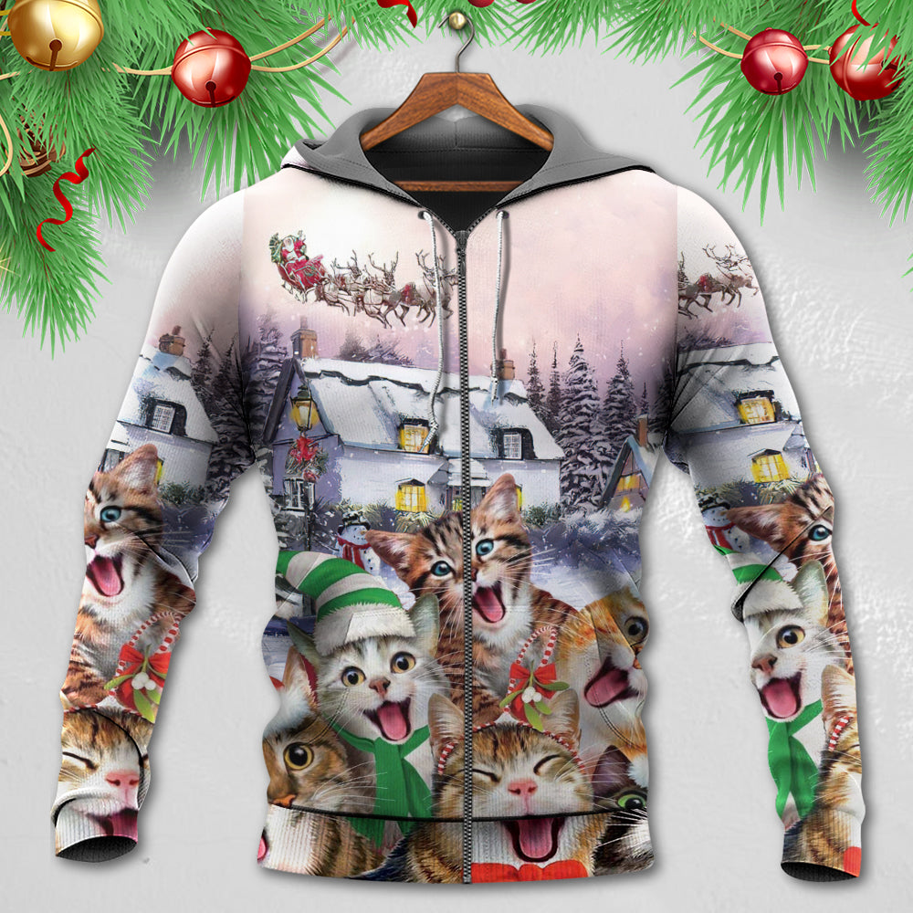 Christmas Cat Only One You Need - 3D Hoodie