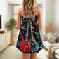 Guitar All I Need Is Music – Women's Summer Sleeveless V-Neck Camisole Dress