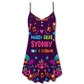 Amazing Pride Festival Style – Women's Summer Sleeveless V-Neck Camisole Dress