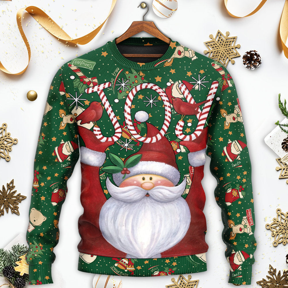 Christmas Santa Lover Joyful Style – Sweater - Ugly Christmas Sweater