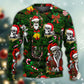 Skull Merry Xmas Happy Christmas – Sweater - Ugly Christmas Sweater