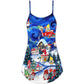 Christmas Hanging With Gnomies – Women's Summer Sleeveless V-Neck Camisole Dress