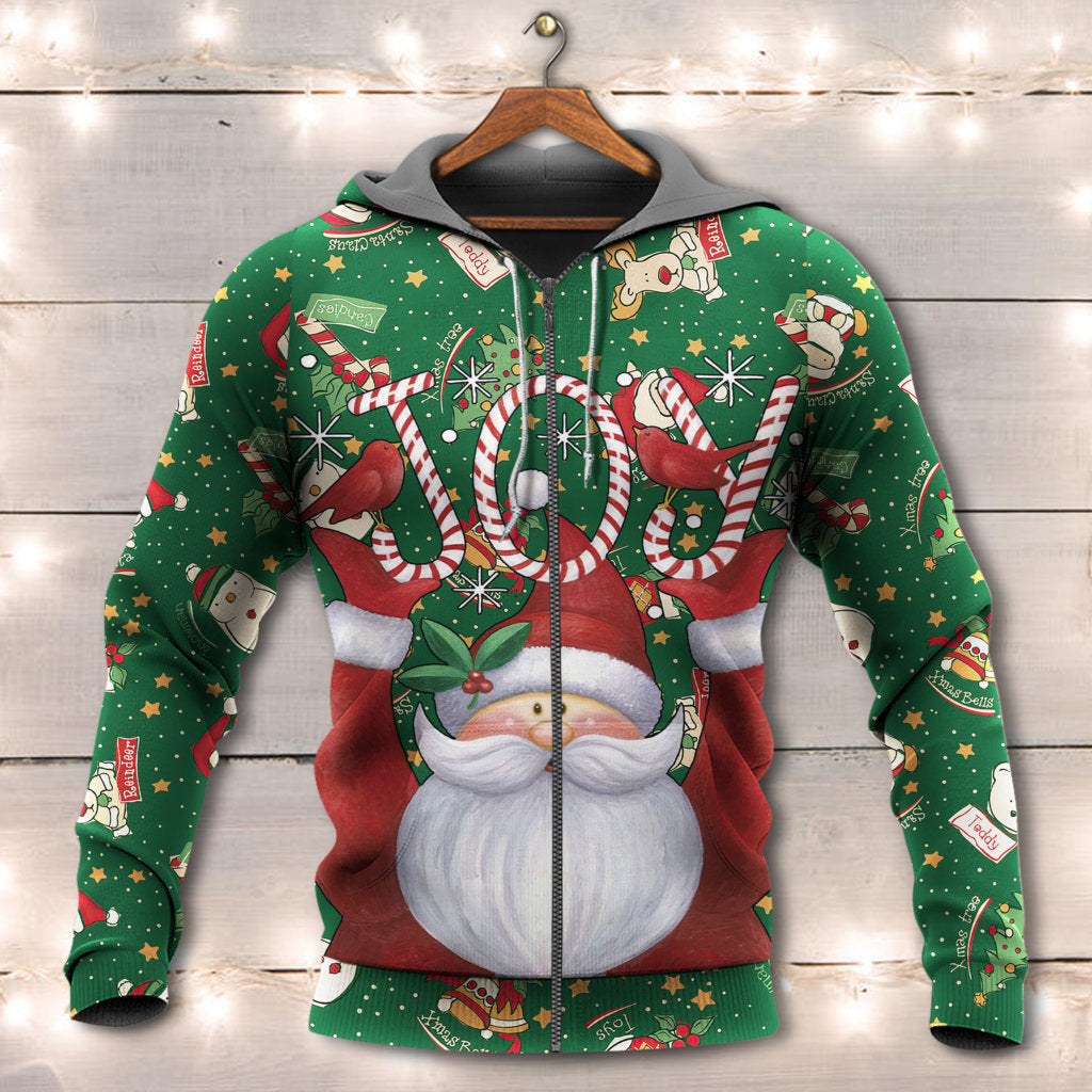 Christmas Santa Claus Lover Joy - Hoodie