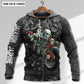 Motorcycle Couple Skull Wild Love Personalized - Hoodie