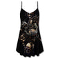 Skull King Lives Forever – Women's Summer Sleeveless V-Neck Camisole Dress