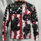 Black Cat Independence Day Style – Sweater - Ugly Christmas Sweater