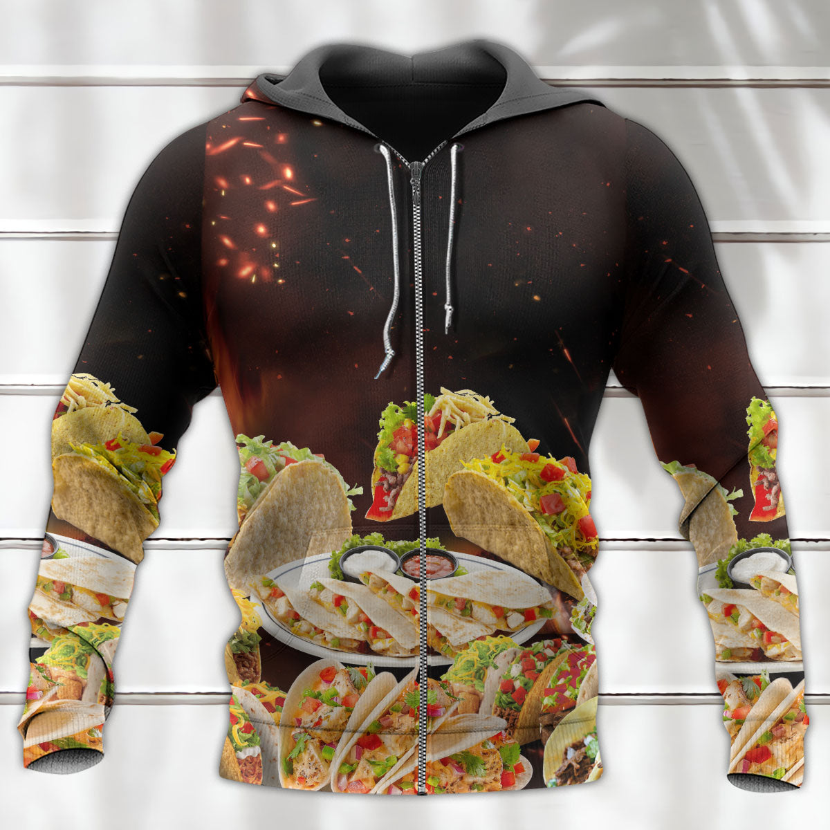 Tacos Fast Food Lover - 3D Hoodie