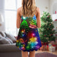 Christmas Merry Everything Happy Always – Women's Summer Sleeveless V-Neck Camisole Dress