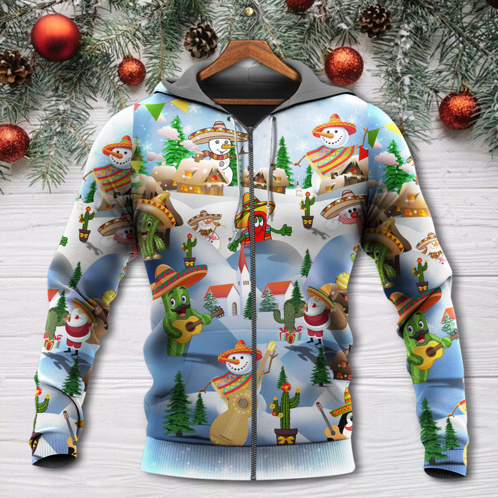 Christmas American Pride Merry Xmas - 3D Hoodie