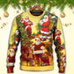 Christmas Santa Story Happy Xmas Art – Sweater - Ugly Christmas Sweater
