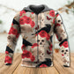 Gothic Skull Rose Raven - 3D Hoodie