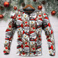 Christmas Cute Santa Reindeer Funny - 3D Hoodie