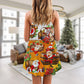 Christmas Family In Love – Women's Summer Sleeveless V-Neck Camisole Dress