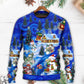 Christmas Snowman Chilling With Friends – Sweater - Ugly Christmas Sweater