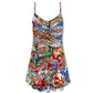 Christmas Joy Love Peace Family – Women's Summer Sleeveless V-Neck Camisole Dress