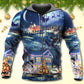 Christmas Family Love Glow Art – 3D Hoodie