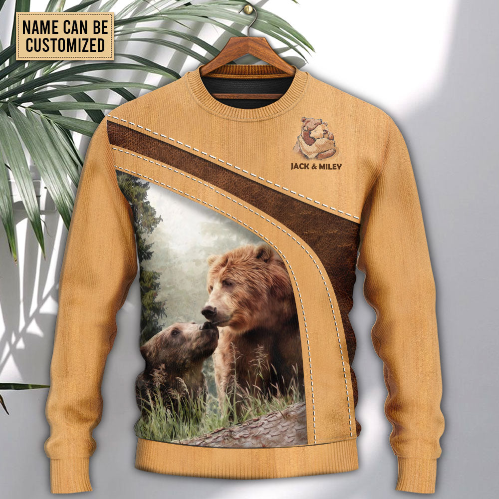 Old Bear Honey Lover Art Style – Sweater - Ugly Christmas Sweater