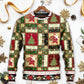 Christmas Santa And Fir Tree Style – Sweater - Ugly Christmas Sweater