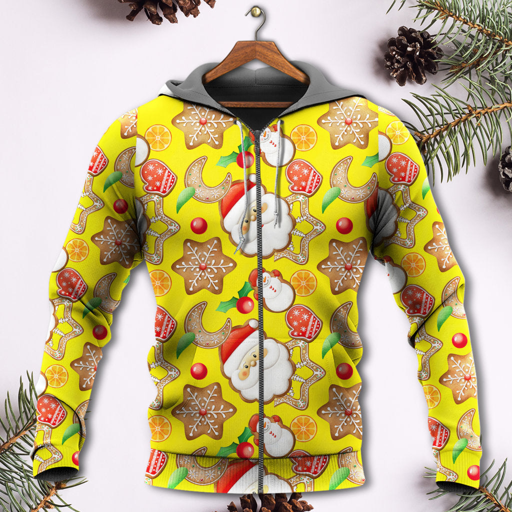 Christmas Santa Snowman Gingerbread Sweet Style - Hoodie