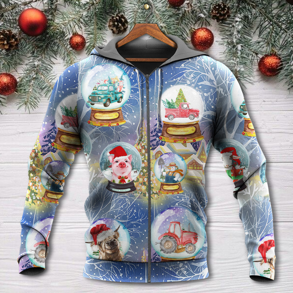 Christmas Farmer Funny Holiday Style - 3D Hoodie