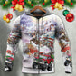 Christmas Car Run Xmas Ho Ho Ho - Hoodie