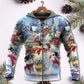 Christmas Snowman Lover Happy Couple - Hoodie