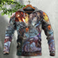 Dragon Fantasy World Magic Art - Hoodie