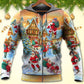 Christmas Santa In Town Xmas Coming - Hoodie