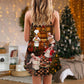 Christmas Food And Chef Theme – Women's Summer Sleeveless V-Neck Camisole Dress