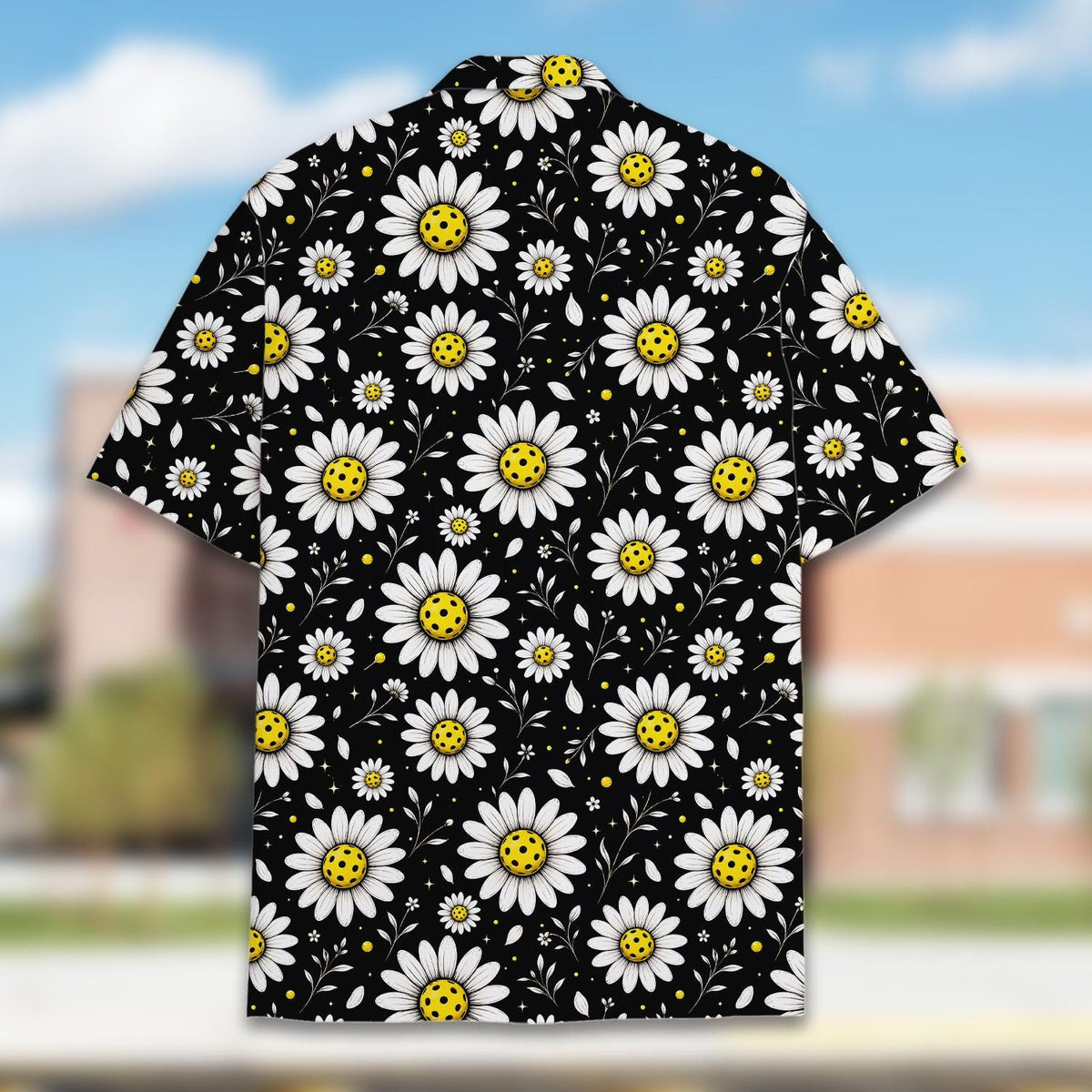 Daisy Pickleball Floral Sports Tournament – Hawaiian Shirt