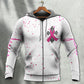 Breast Cancer Awareness Wear Pink Message - Hoodie