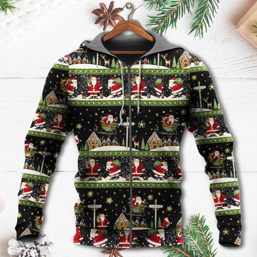 Santa Big Christmas Night - 3D Hoodie