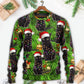 Black Cat Christmas Merry Xmas – Sweater - Ugly Christmas Sweater