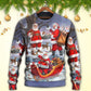 Christmas Funny Santa Happy Xmas Is Coming – Sweater - Ugly Christmas Sweater