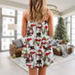 Snowman Family Christmas Joy – Women's Summer Sleeveless V-Neck Camisole Dress