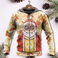 Christmas Santa Cute Hippie Groovy - Hoodie