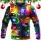 Christmas Snowman Tree Neon Light Art – 3D Hoodie